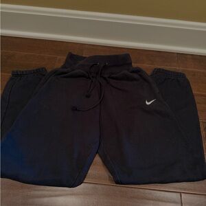 Nike Black Sweatpants with White Logo